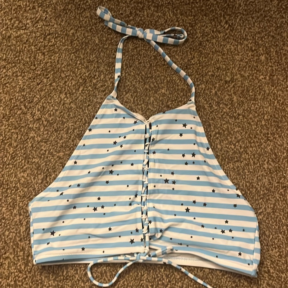 Aerie High Neck Bikini Top